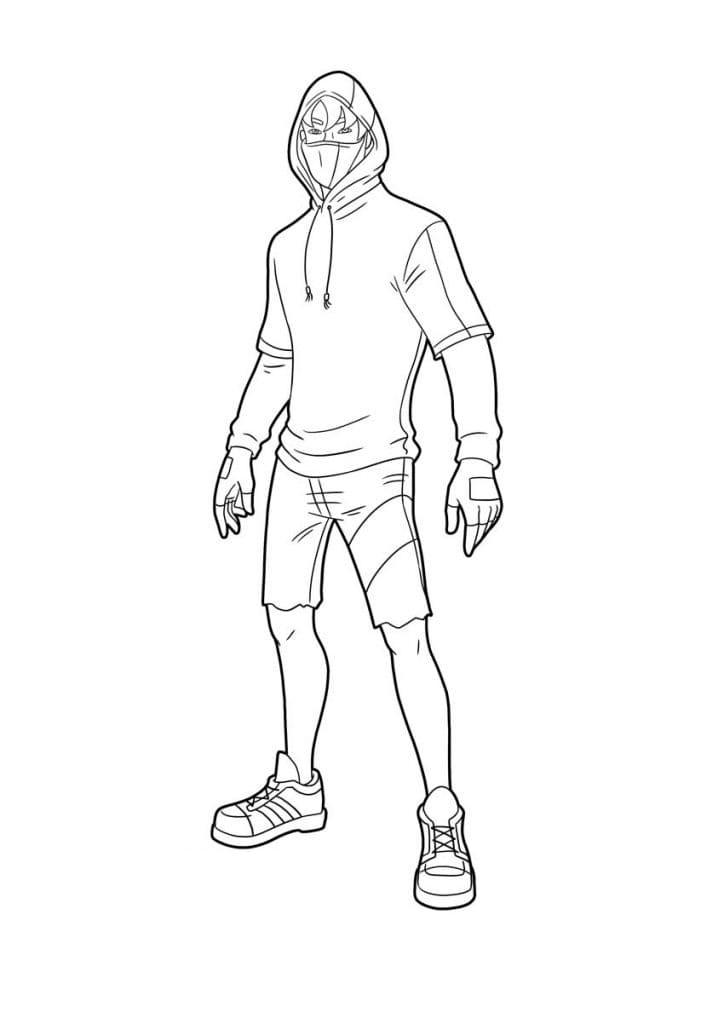 Coloriage Ikonik second modèle
