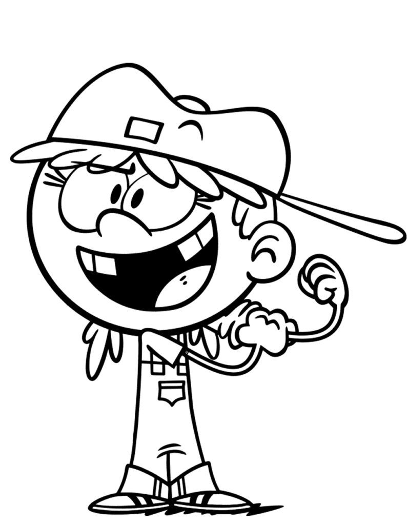 Coloriage de Lana Loud