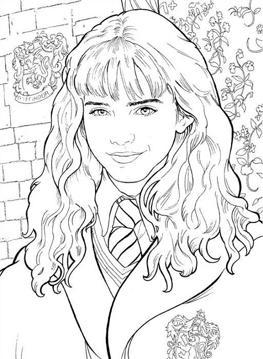 Coloriage Hermione